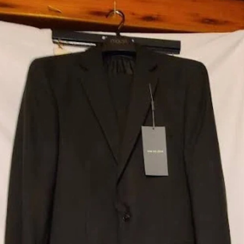 Van Heusen 2-Piece Suit Black Tuxedo Jacket and Pants